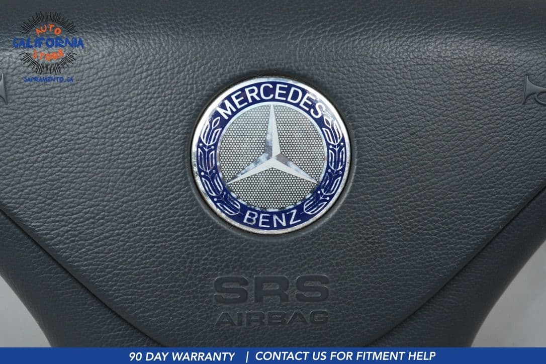 01-04 Mercedes R170 SLK320 SL500 Driver Steering Wheel Air Bag Airbag Black OEM - Image 3