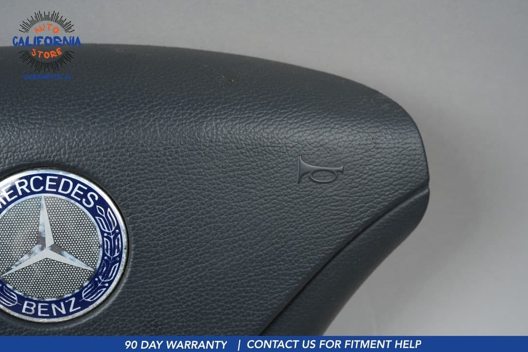 01-04 Mercedes R170 SLK320 SL500 Driver Steering Wheel Air Bag Airbag Black OEM - Image 4
