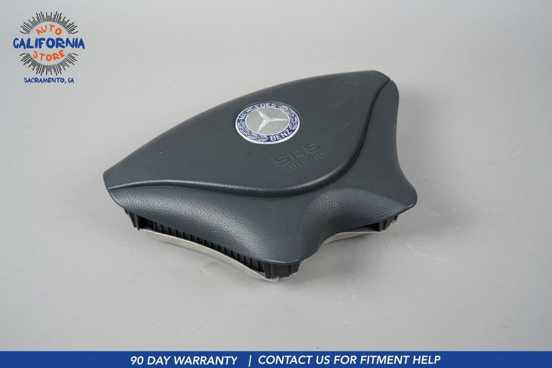 01-04 Mercedes R170 SLK320 SL500 Driver Steering Wheel Air Bag Airbag Black OEM - Image 6