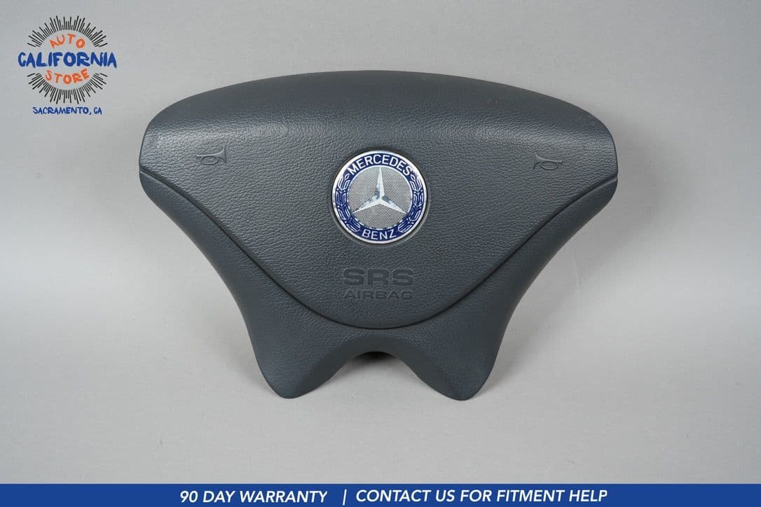 01-04 Mercedes R170 SLK320 SL500 Driver Steering Wheel Air Bag Airbag Black OEM - Image 1