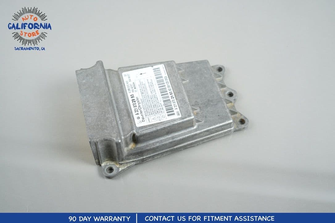 07-14 Mercedes W221 S65 S550 CL550 Airbag Air Bag Sensor SRS Control Module OEM - Image 5