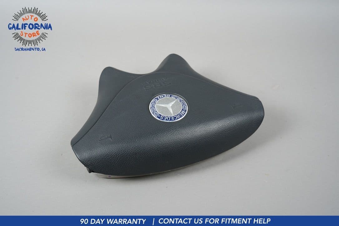 01-04 Mercedes R170 SLK320 SL500 Driver Steering Wheel Air Bag Airbag Black OEM - Image 8
