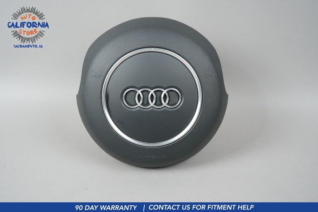 13-17 Audi Q5 Steering Wheel 3 Spoke Sport Airbag Air Bag Black OEM - Image 1