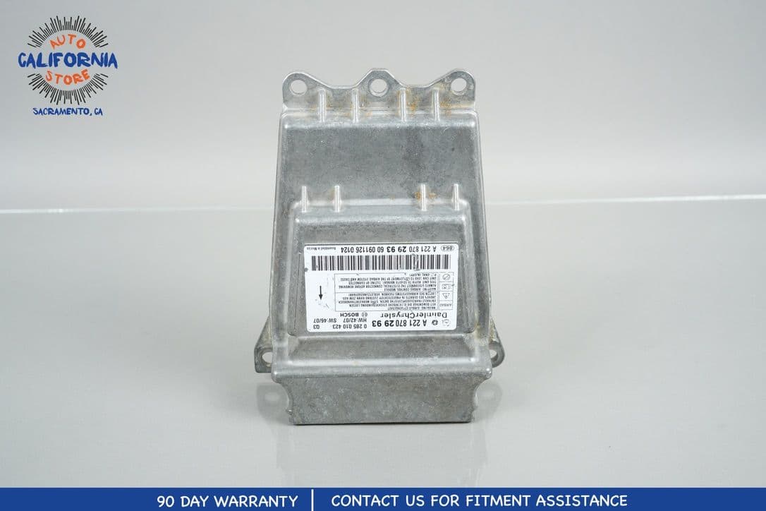 07-14 Mercedes W221 S65 S550 CL550 Airbag Air Bag Sensor SRS Control Module OEM - Image 10