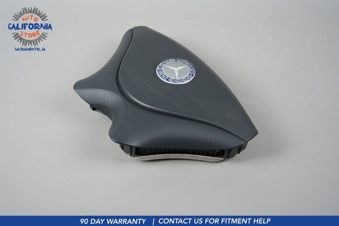 01-04 Mercedes R170 SLK320 SL500 Driver Steering Wheel Air Bag Airbag Black OEM - Image 7