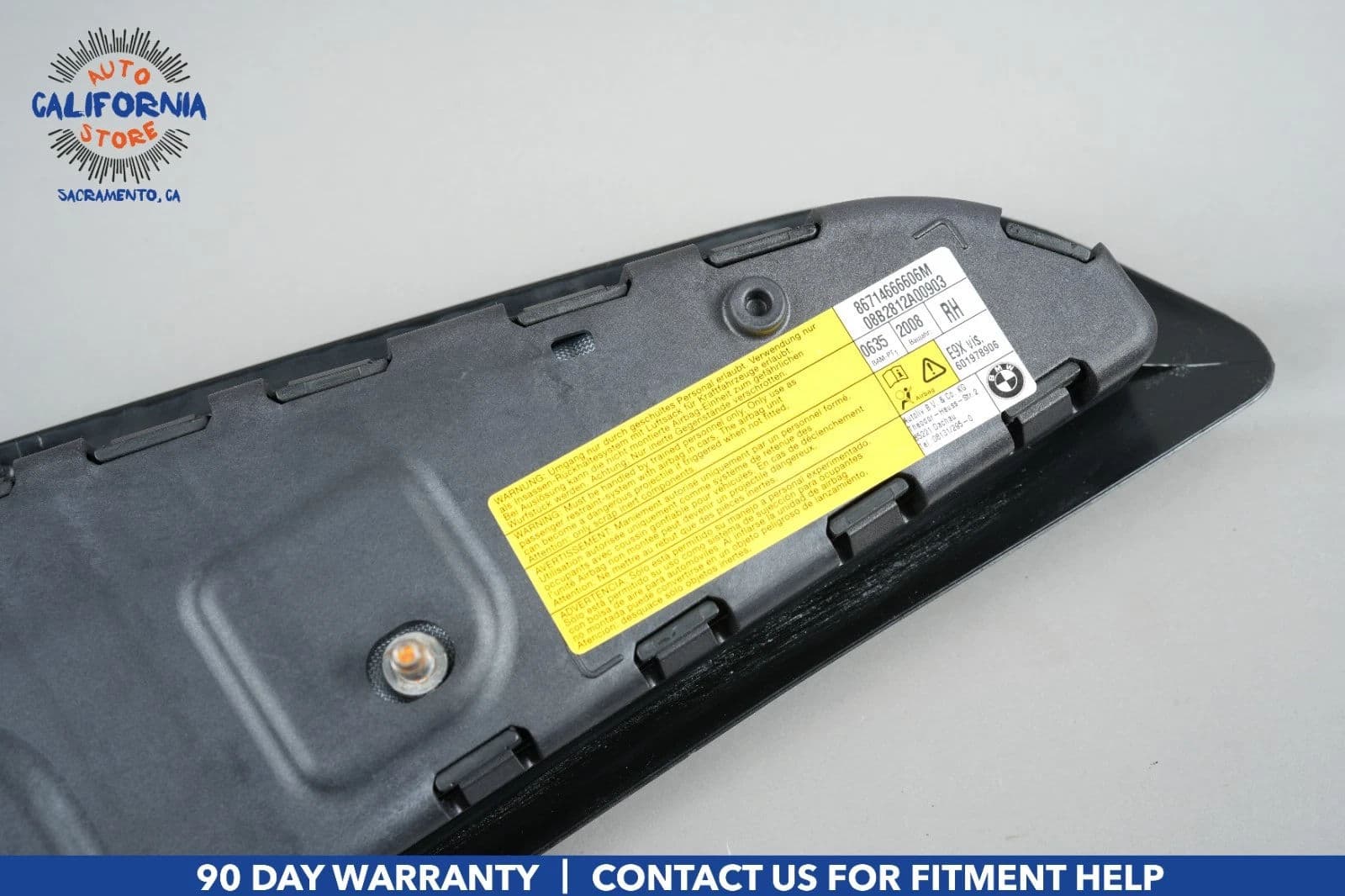 06-12 BMW E81 E90 128i 335i Front Right Seat Airbag Air Bag 72127140562 OEM - Image 13