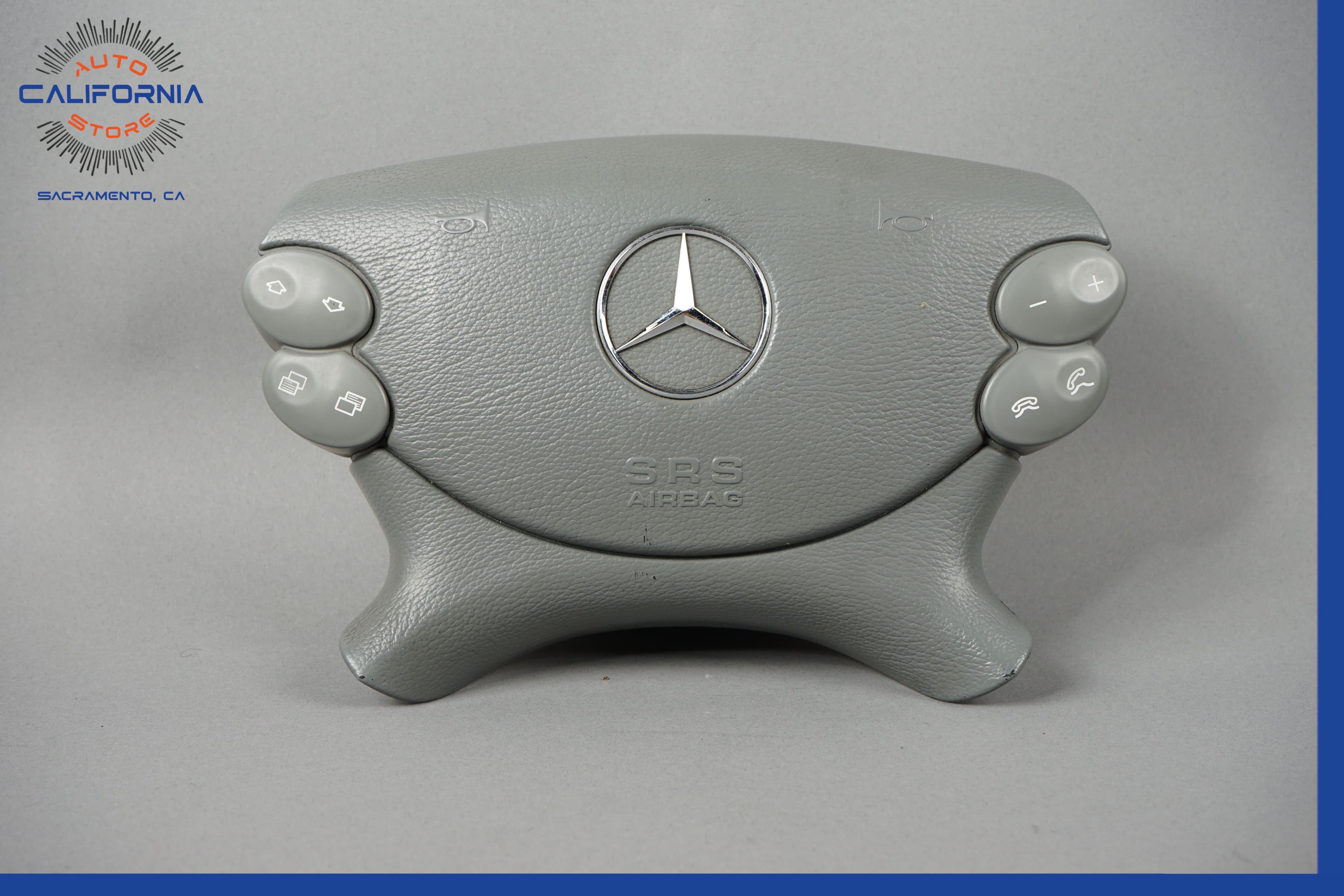 Mercedes R230 CLK500 E350 SL500 Steering Wheel Airbag Air Bag Grey OEM - Image 1